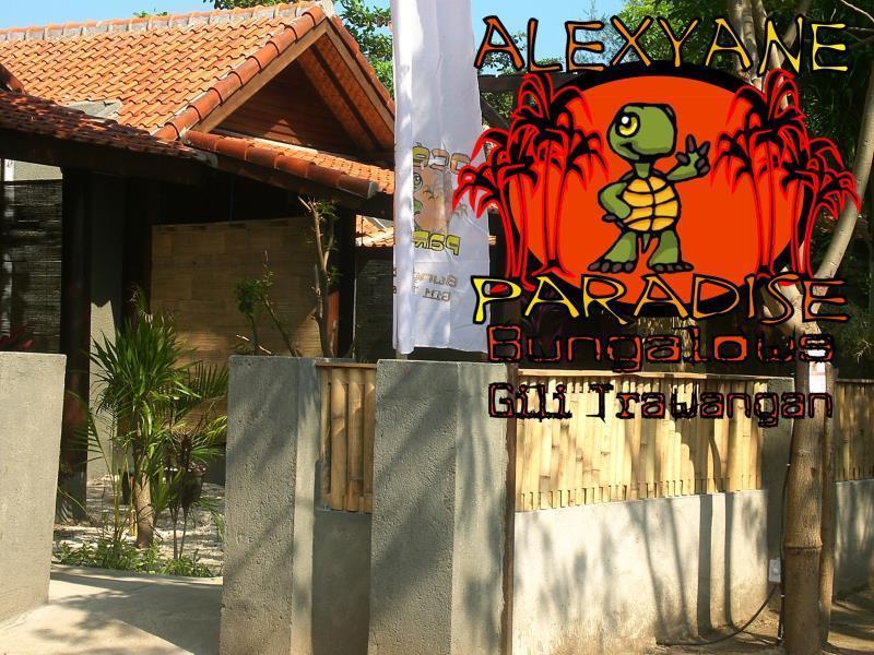 Alexyane Paradise Bungalow ギリ・トラワンガン エクステリア 写真